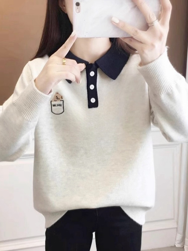 Thermal Base Layer - Autumn Winter Women's Neck Knitwear College
