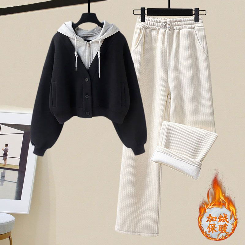 Plush and Thickened Hoodie Jac - đánh giá và giá Winter Clothing Sales