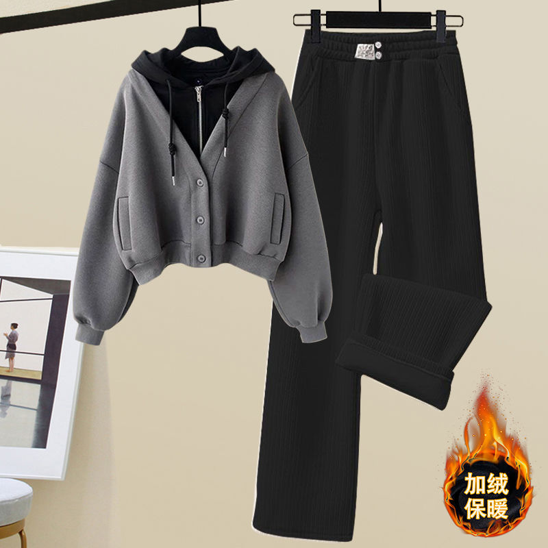 Plush and Thickened Hoodie Jac - đánh giá và giá Winter Clothing Sales