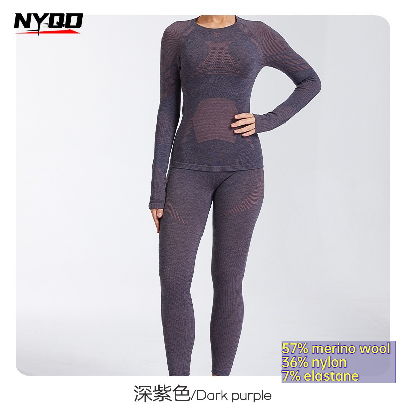 Women's Wool Base Layer Set Qu - đánh giá và giá Thermal Base Layer
