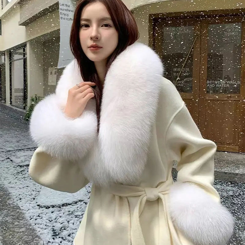 2025 Real Fox Fur Collar Winte - đánh giá và giá Winter Clothing Stores