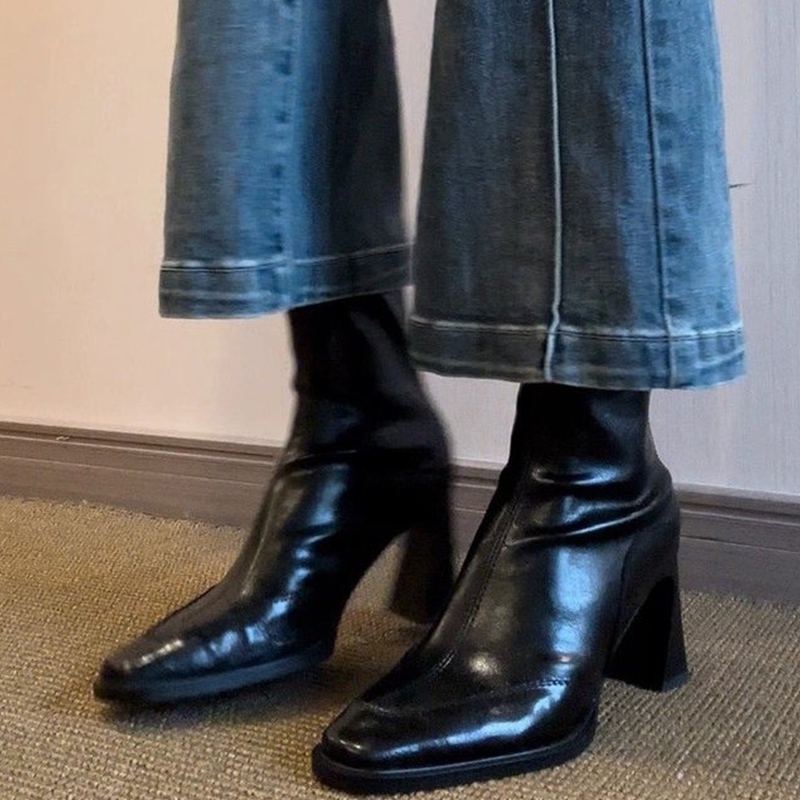 High Heels Women’s Ankle Boots - đánh giá và giá Winter Clothing For Woman