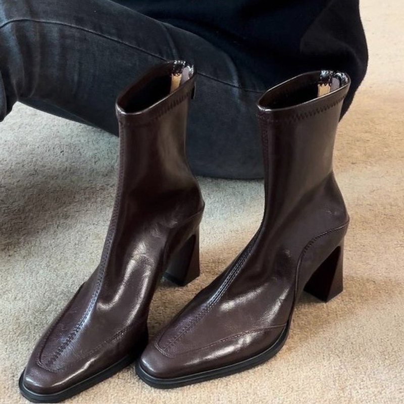 High Heels Women’s Ankle Boots - đánh giá và giá Winter Clothing For Woman