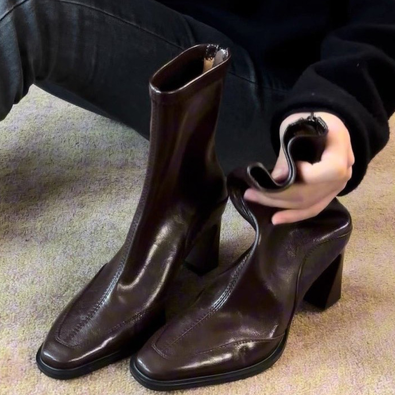 High Heels Women’s Ankle Boots - đánh giá và giá Winter Clothing For Woman